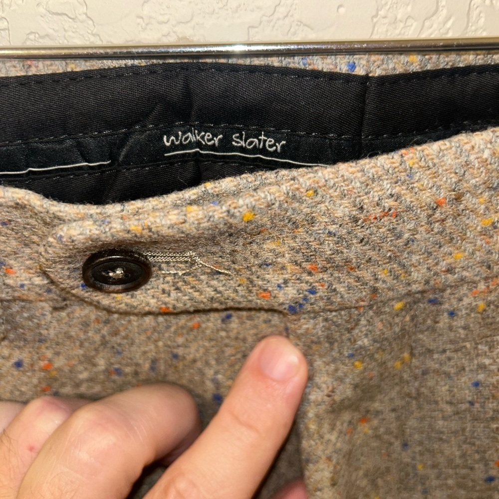 Men's Walker Slater Tweed Wool Pants - Picture 3 of 6